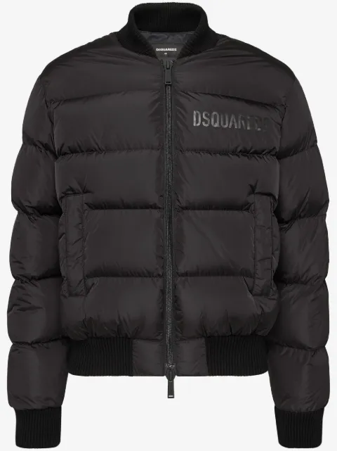 DSQUARED2 logo-print padded jacket