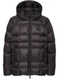 DSQUARED2 logo-patch hooded padded jacket - Black