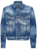 DSQUARED2 beaded denim jacket - Blue