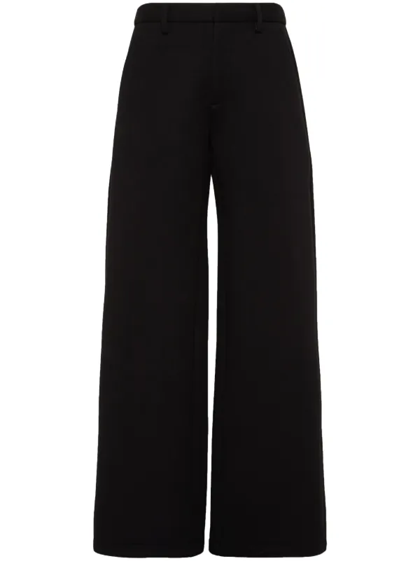 巨大なワイドパンツ/DSQUARED2 DSQUARED2 ミッドライズ ワイドパンツ | ブラック | FARFETCH JP
