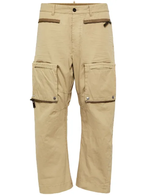 DSQUARED2 pantalones cargo rectos con cierre