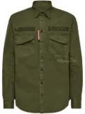 DSQUARED2 Ranger logo-embroidered shirt - Green