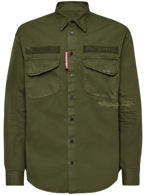 Chemise Ranger à logo brodé - DSQUARED2 - Modalova