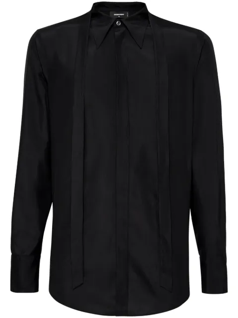 DSQUARED2 sidenskjorta i satin