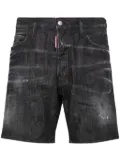DSQUARED2 distressed-effect denim shorts - Black