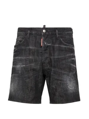 DSQUARED2 Fog ウォッシュド デニムショーツ | グレー | FARFETCH JP