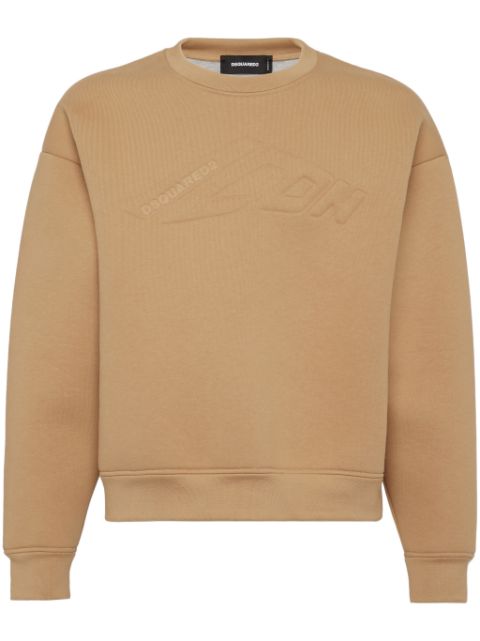 DSQUARED2 Icon-embossed cotton sweatshirt Men