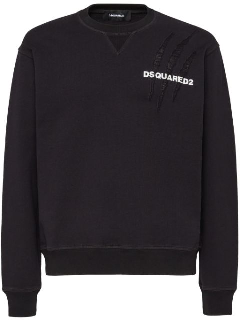 DSQUARED2 logo-print cotton sweatshirt Men