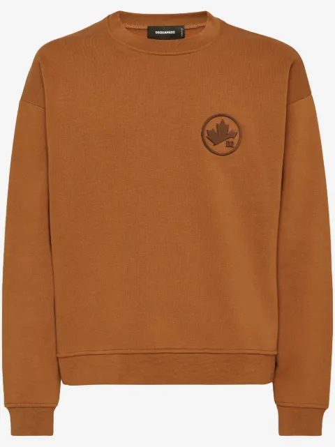 DSQUARED2 logo-print cotton sweatshirt