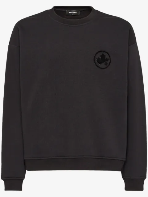 DSQUARED2 logo-print cotton sweatshirt