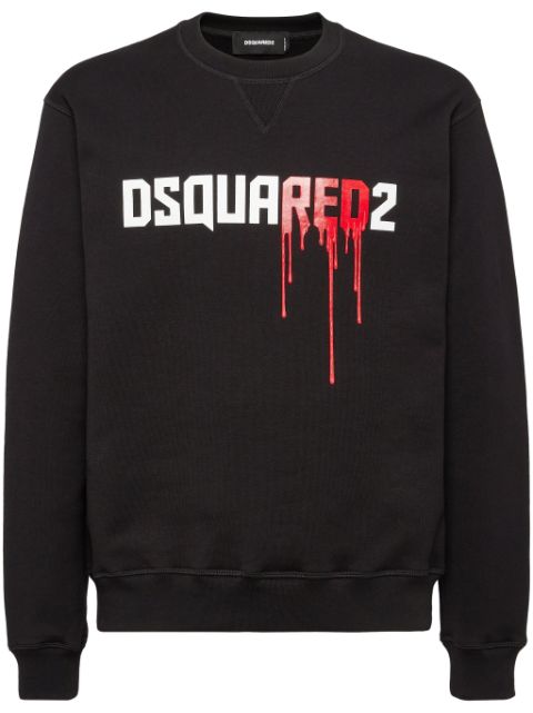 DSQUARED2 logo-print cotton sweatshirt Men