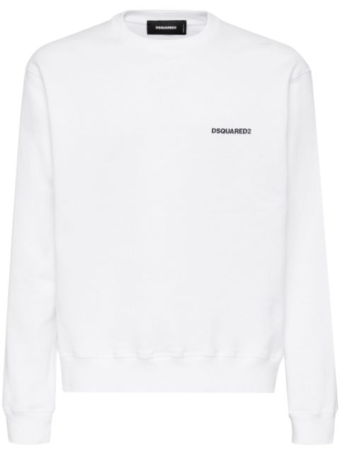 DSQUARED2 logo-print cotton sweatshirt Men