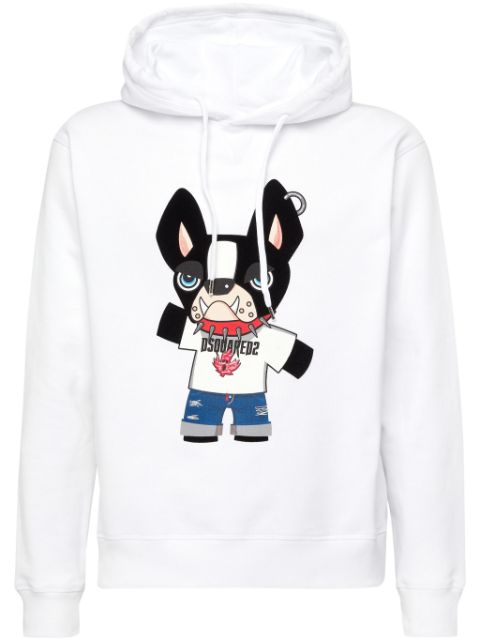 DSQUARED2 logo-print cotton hoodie Men