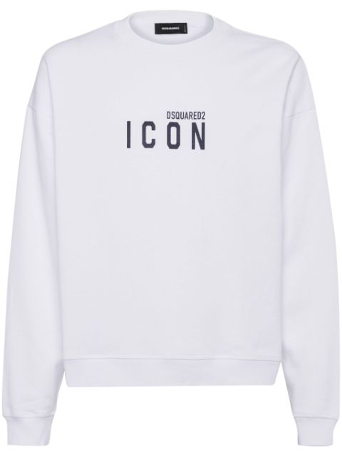 DSQUARED2 Icon-print cotton sweatshirt Men