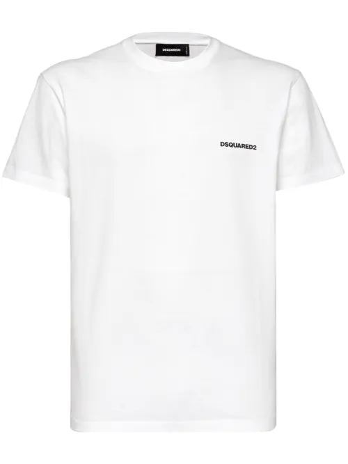 T-shirt en coton à imprimé graphique - DSQUARED2 - Modalova
