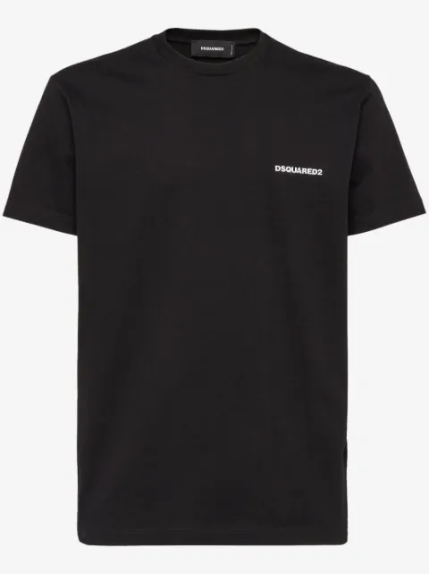 DSQUARED2 地图印花棉T恤