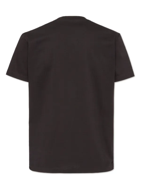 DSQUARED2 embossed-logo Cotton T-shirt | Black | FARFETCH GE DSQUARED2 embossed-logo Cotton T-shirt | Black | FARFETCH GE