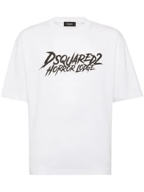 DSQUARED2 t-shirt en coton à logo imprimé