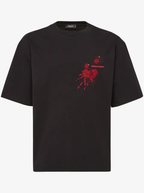 DSQUARED2 sequin-embellishment T-shirt