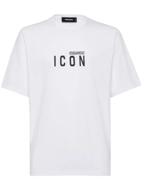 T-shirt en coton à logo imprimé - DSQUARED2 - Modalova