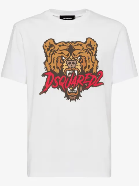 DSQUARED2 graphic-print cotton T-shirt