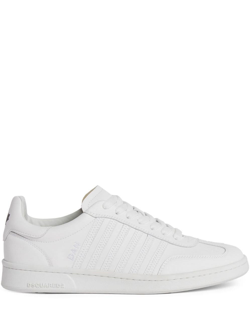 Dsquared2 Boxer Low-top Sneakers In White