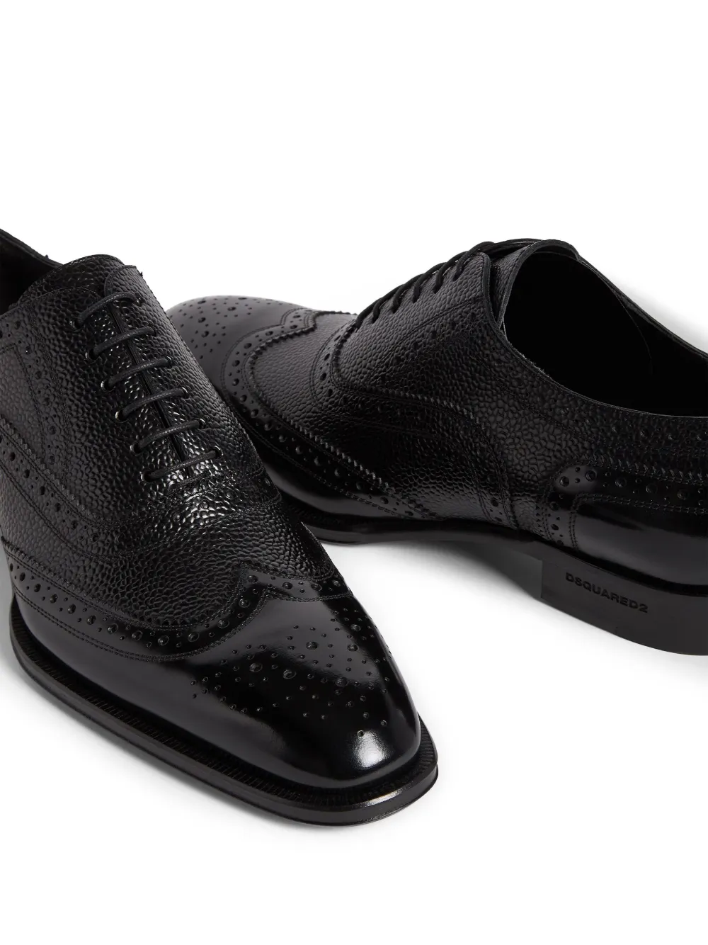 Disqued DSQUARED2 perforated-detail leather shoes Men