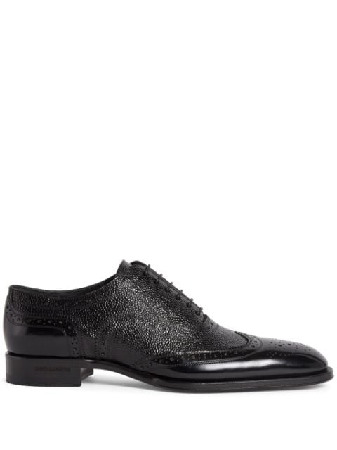 Dsquared2 perforated-detail leather shoes