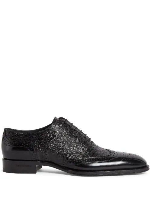 Chaussures en cuir à détails perforés - DSQUARED2 - Modalova
