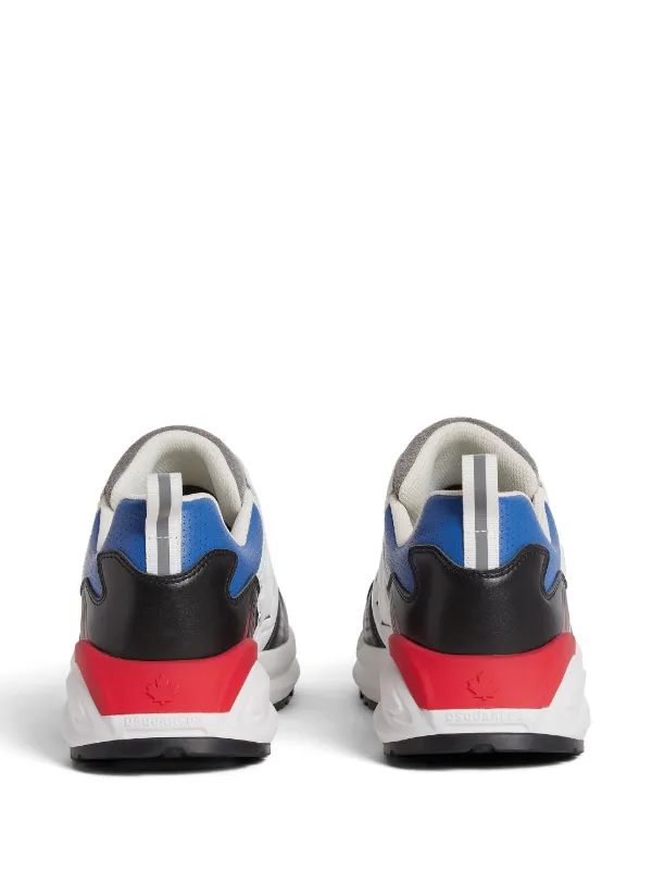 スニーカー DSQUARED Sneakers DSQUARED2 Panelled low-top Sneakers | White | FARFETCH
