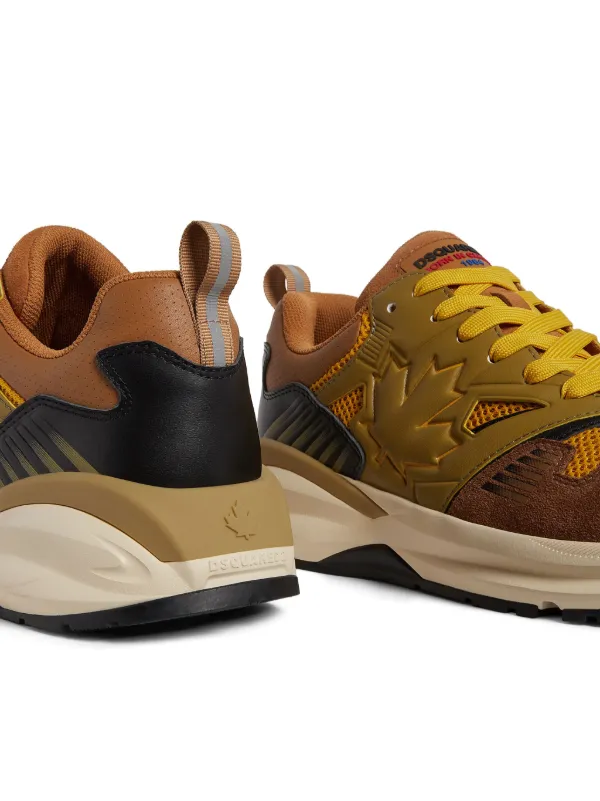 【D SQUARED2】Panelled Low-Top Sneakers 23652301_53846812_600.jpg