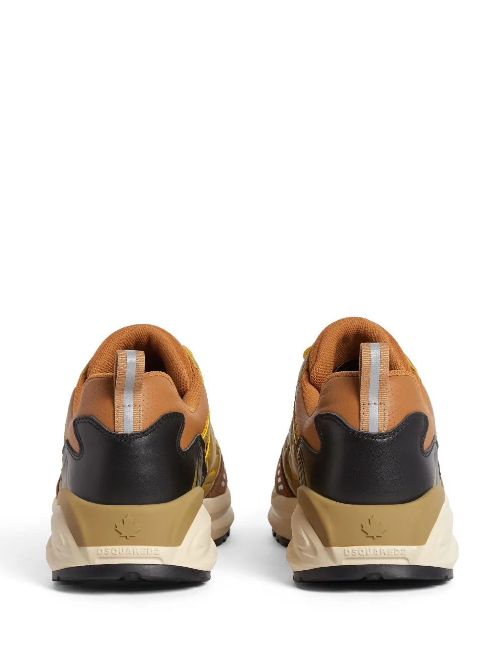 DSQUARED2 Sneakers met vlakken Oranje