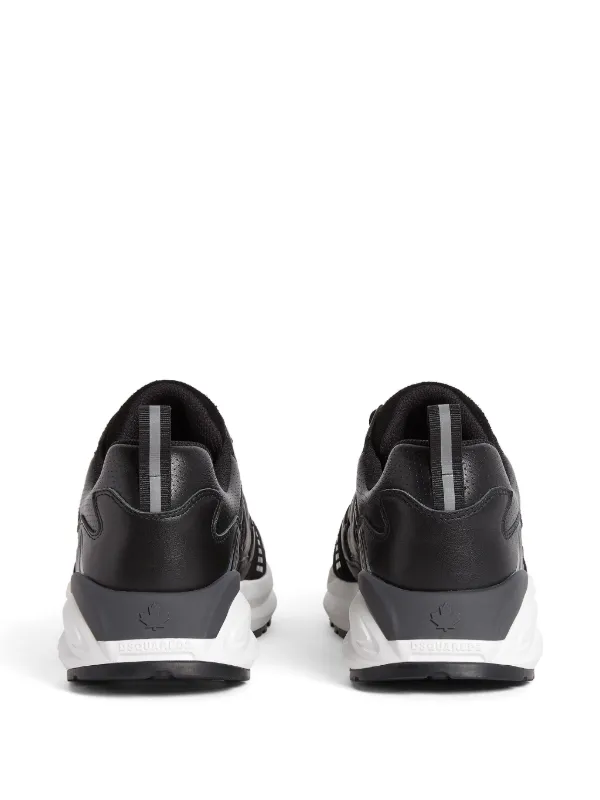 DSQUARED2 Panelled low-top Sneakers | Black | FARFETCH AO