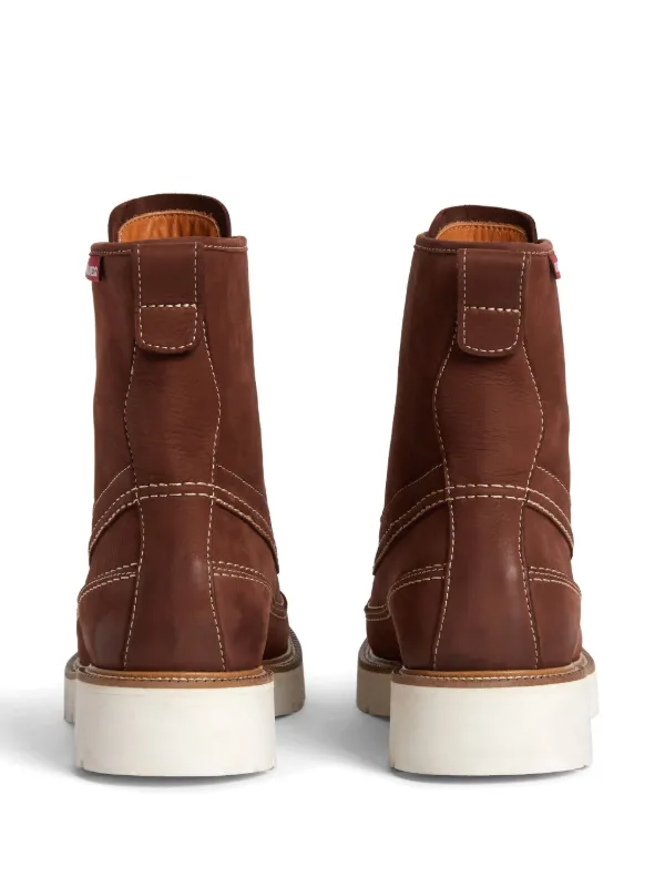 愛用 DSQUARED2 レザーブーツ | ブラウン | FARFETCH JP 靴