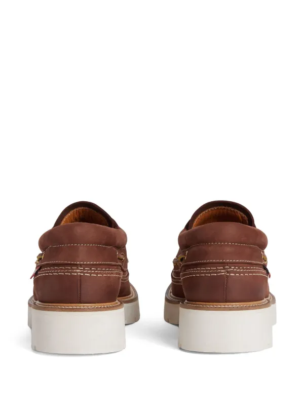 DSQUARED2 レースアップ デッキシューズ | ブラウン | FARFETCH JP