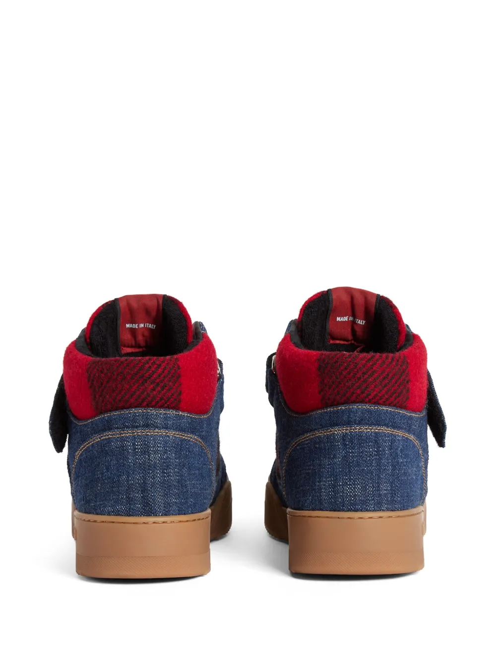 DSQUARED2 panelled denim sneakers Blue