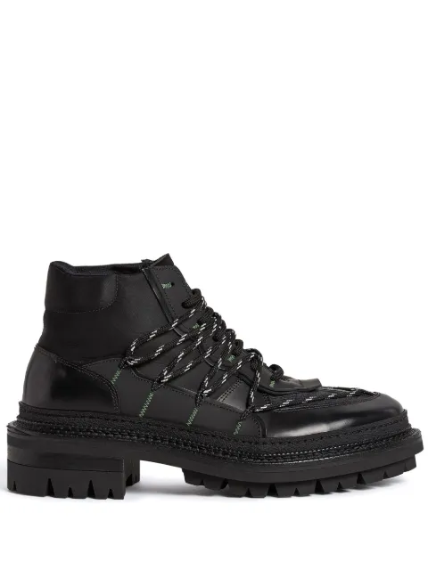 Disqued DSQUARED2 panelled-design leather boots Men
