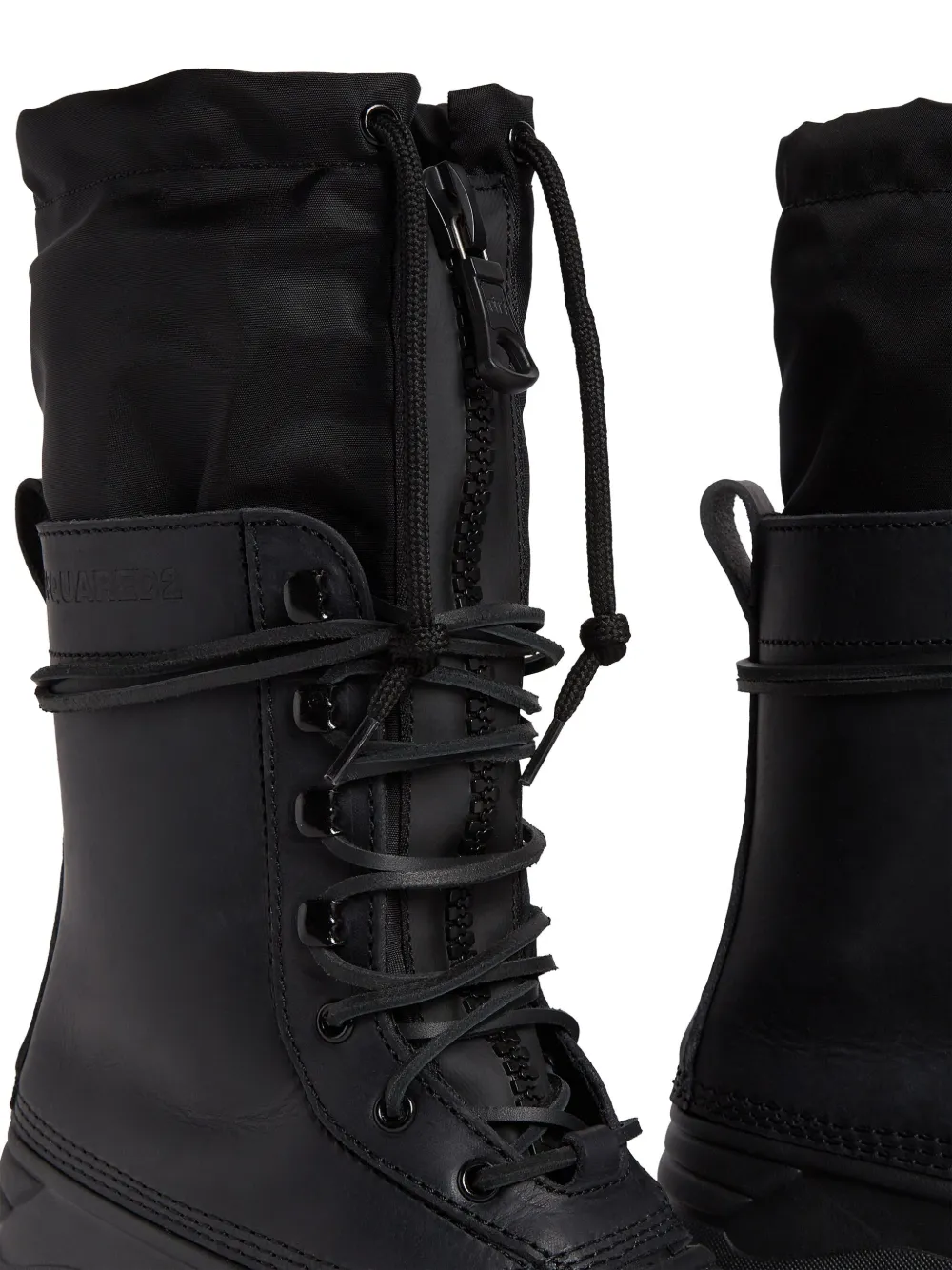 DSQUARED2 layered-design boots Black