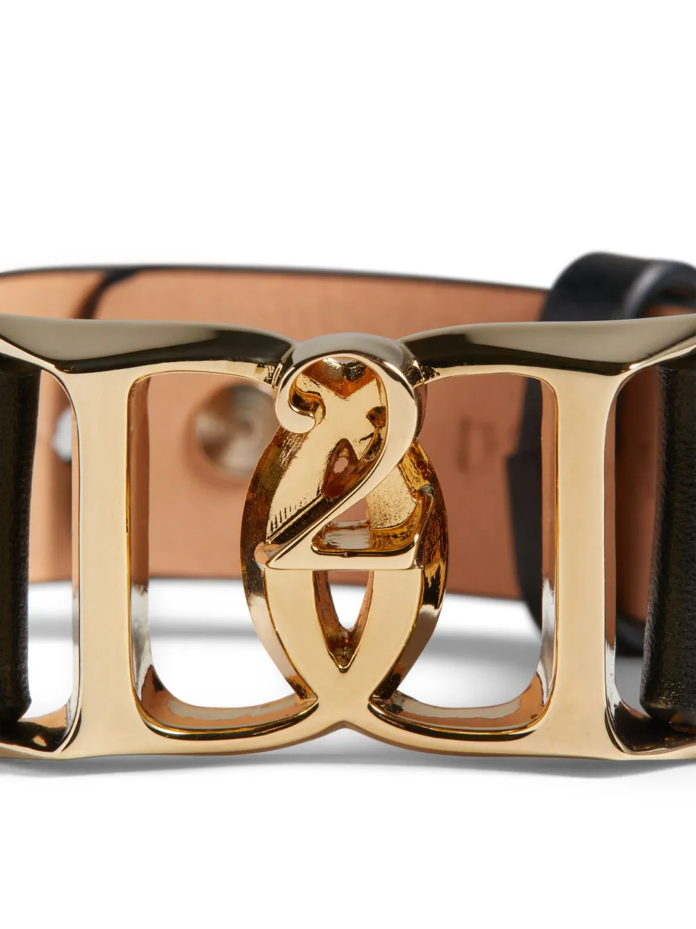 DSQUARED2 Leren armband - Goud