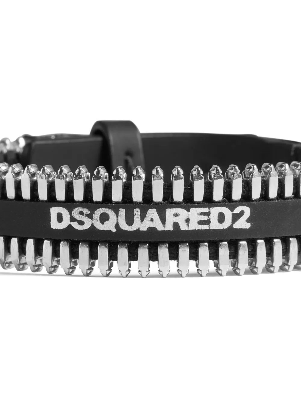 DSQUARED2 Armband met logoprint - Zwart