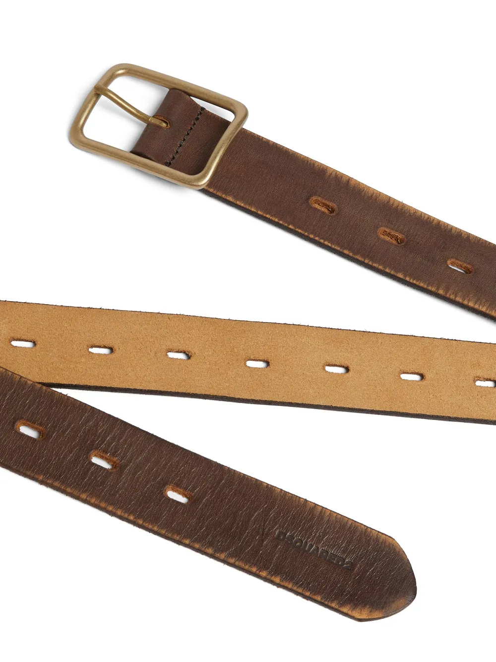 DSQUARED2 leather belt - Bruin