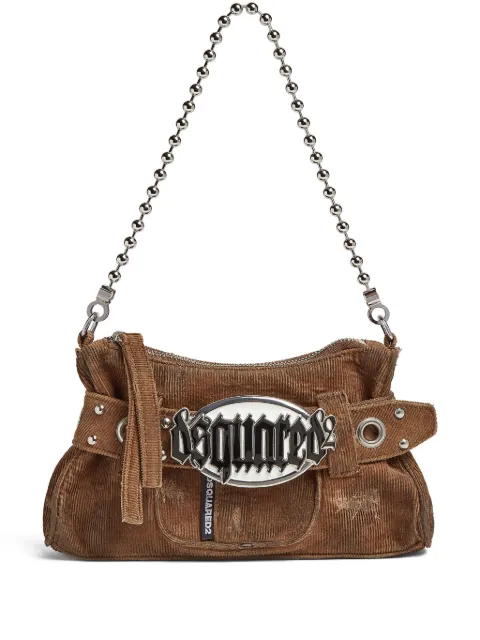 DSQUARED2 Gothic corduroy clutch bag Women