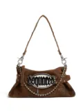 DSQUARED2 Gothic corduroy shoulder bag - Brown