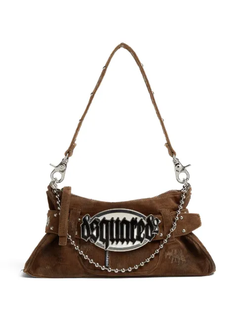 DSQUARED2 Gothic corduroy shoulder bag Women