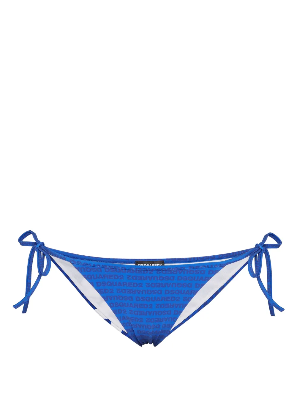 DSQUARED2 logo-print bikini bottoms | Blue | Image 1