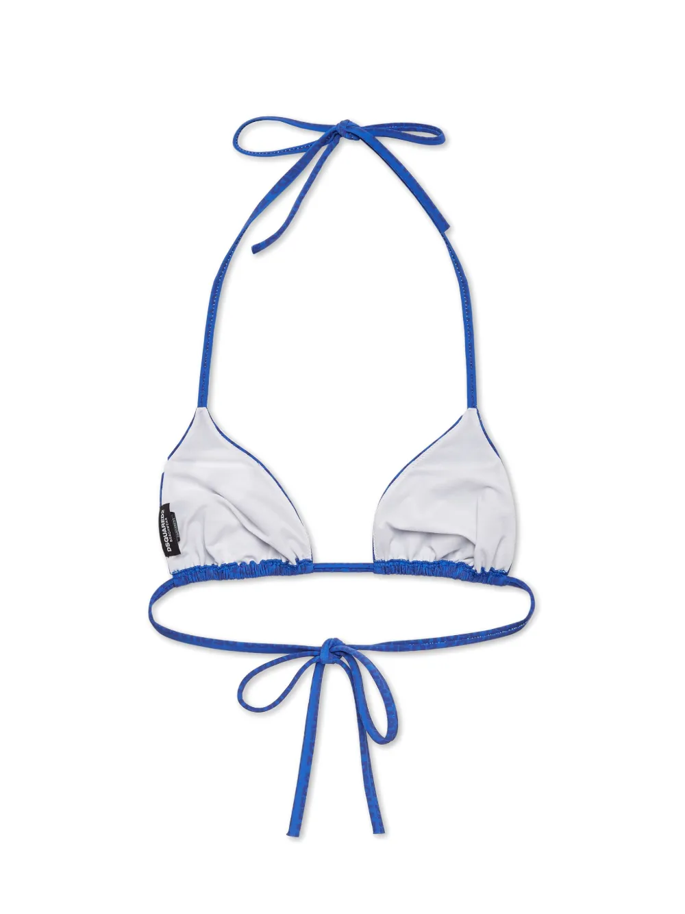 DSQUARED2 Bikinitop met logoprint - Blauw
