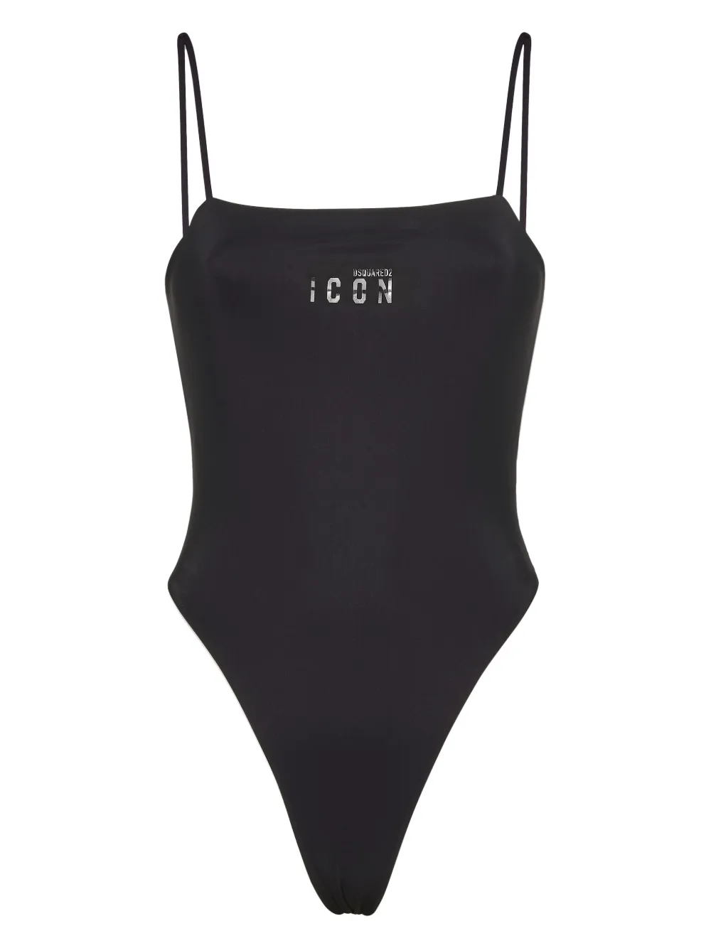 Dsquared2 Icon Low-back Swimsuit In Black