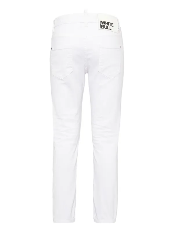 【関税込 日本発送】DSQUARED2 ミッドライズスキニージーンズ DSQUARED2 ミッドライズ スキニージーンズ | ブルー | FARFETCH JP