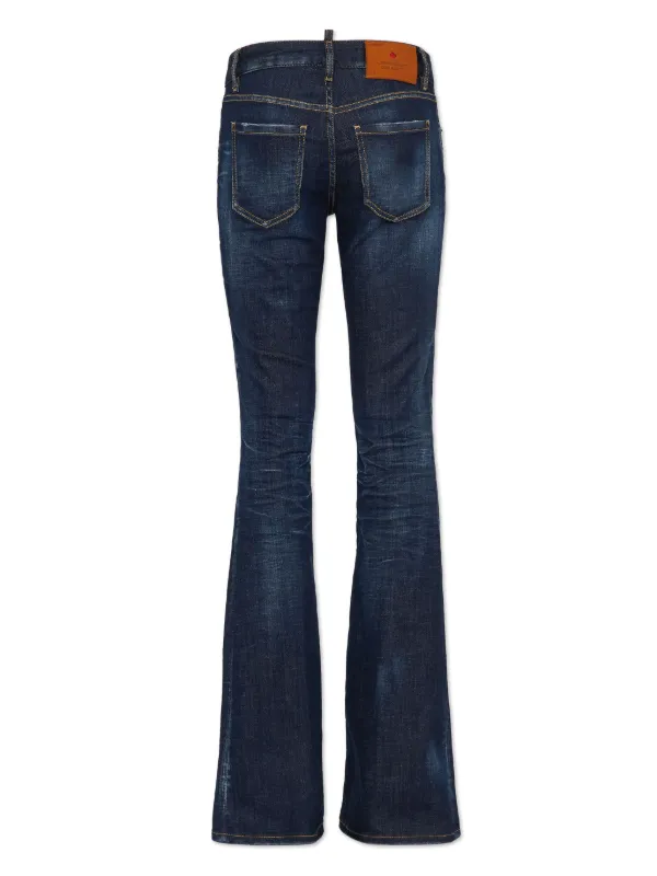 DSQUARED2 フレアジーンズ | ブルー | FARFETCH JP