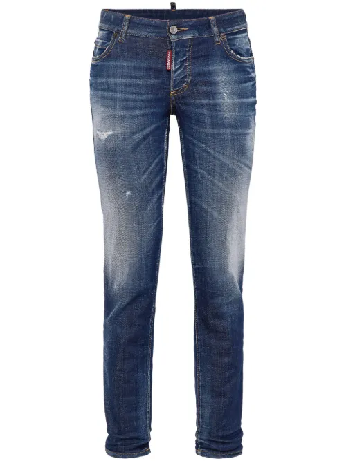 Jean skinny à coupe crop - DSQUARED2 - Modalova